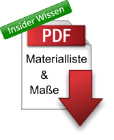 Materialliste Maße & Insider Wissen Insider Wissen