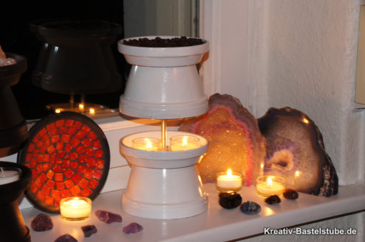 Teelichtofen Premium - Lichtspiel im Raum