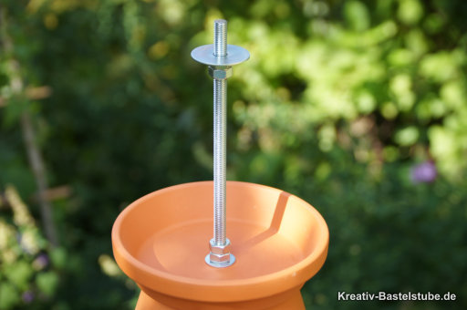 Teelichtofen selber bauen - Verwendung 2. große Scheibe