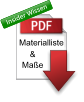 Materialliste Maße & Insider Wissen Insider Wissen