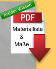 Materialliste Maße & Insider Wissen Insider Wissen